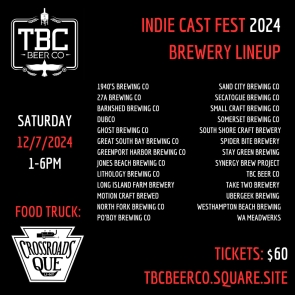 2024 TBC Indie Cask Festival - COMING DEC. 7