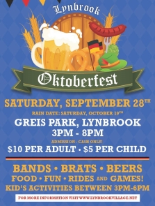 2024 Lynbrook Oktoberfest - COMING SEPT. 28